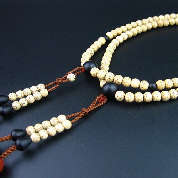 Bodhi Buddhist Prayer Beads with Japanese Juzu Tassels