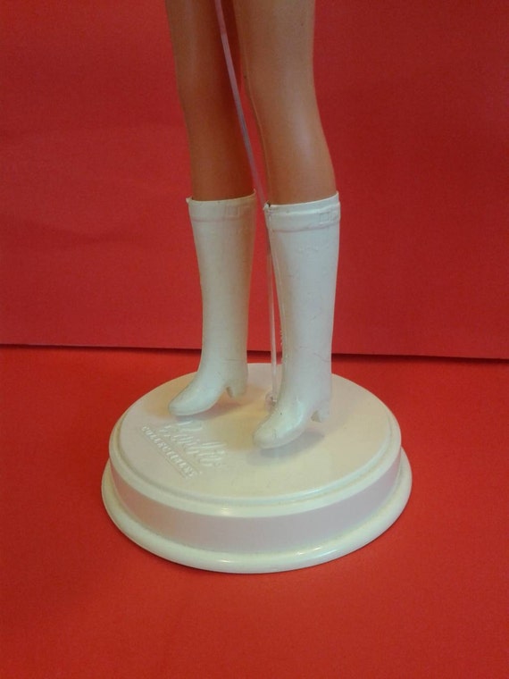 Barbie Vintage Doll White Mod Boots Shoes