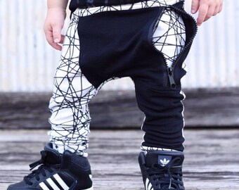 Hipster baby boy clothes / Trendy toddler boy leggings / Trendy baby boy outfit / Hipster toddler boy clothes /Hipster boy pants/Harem pants