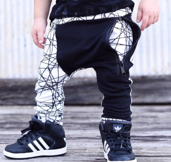Hipster baby boy clothes / Trendy toddler boy leggings