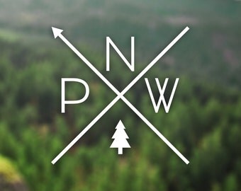 The Original PNW Pride Decal - For Car Windows, Water Bottles, Laptops, Almost Anywhere