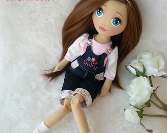 Handmade Doll, Cloth Doll, Tilda Doll
