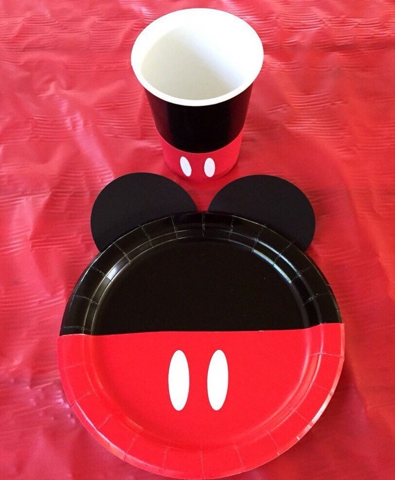 Mickey Mouse Birthday Party Cups and D.I.Y. by LittleMichaels