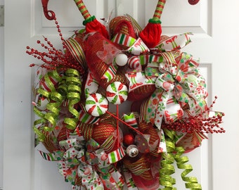Elf wreath | Etsy