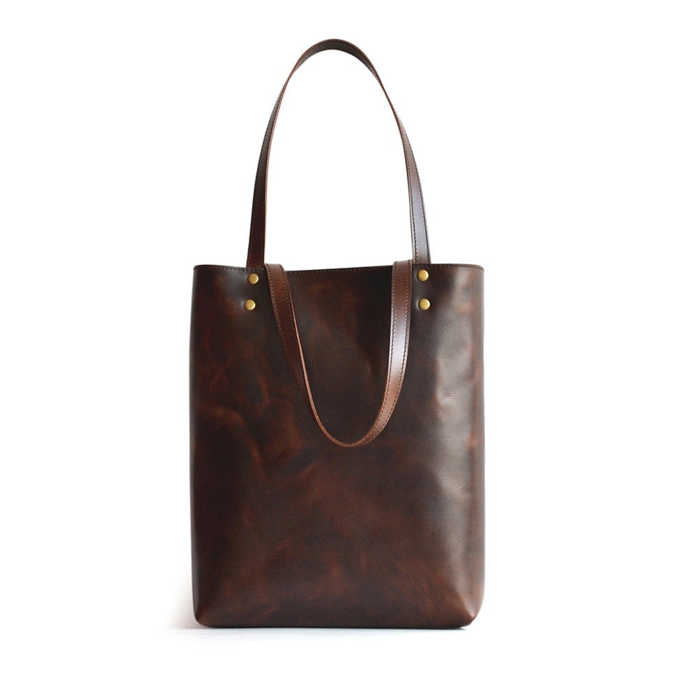 Brown Leather Tote Handbags