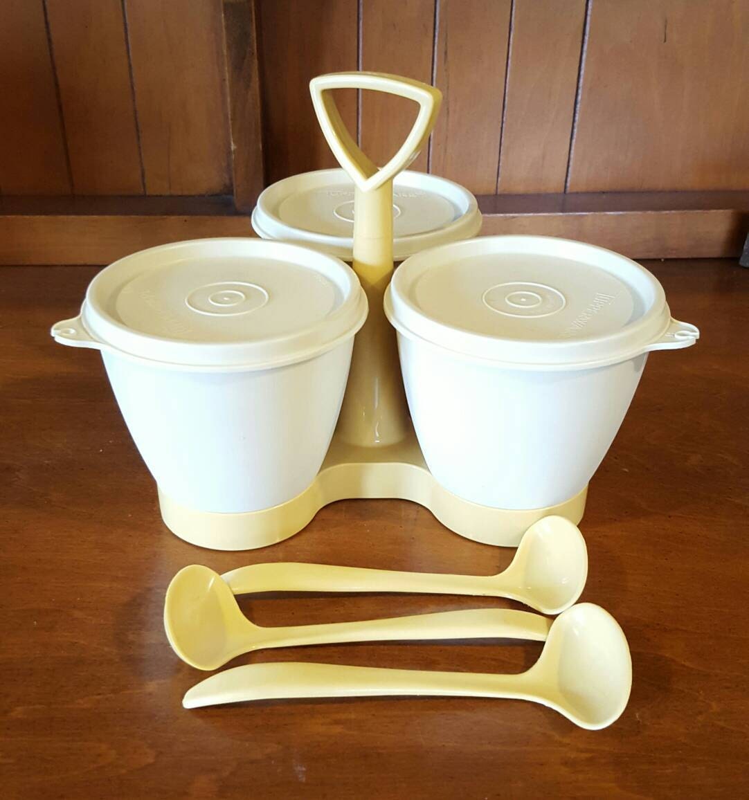 Vintage Tupperware Condiment Serving Container