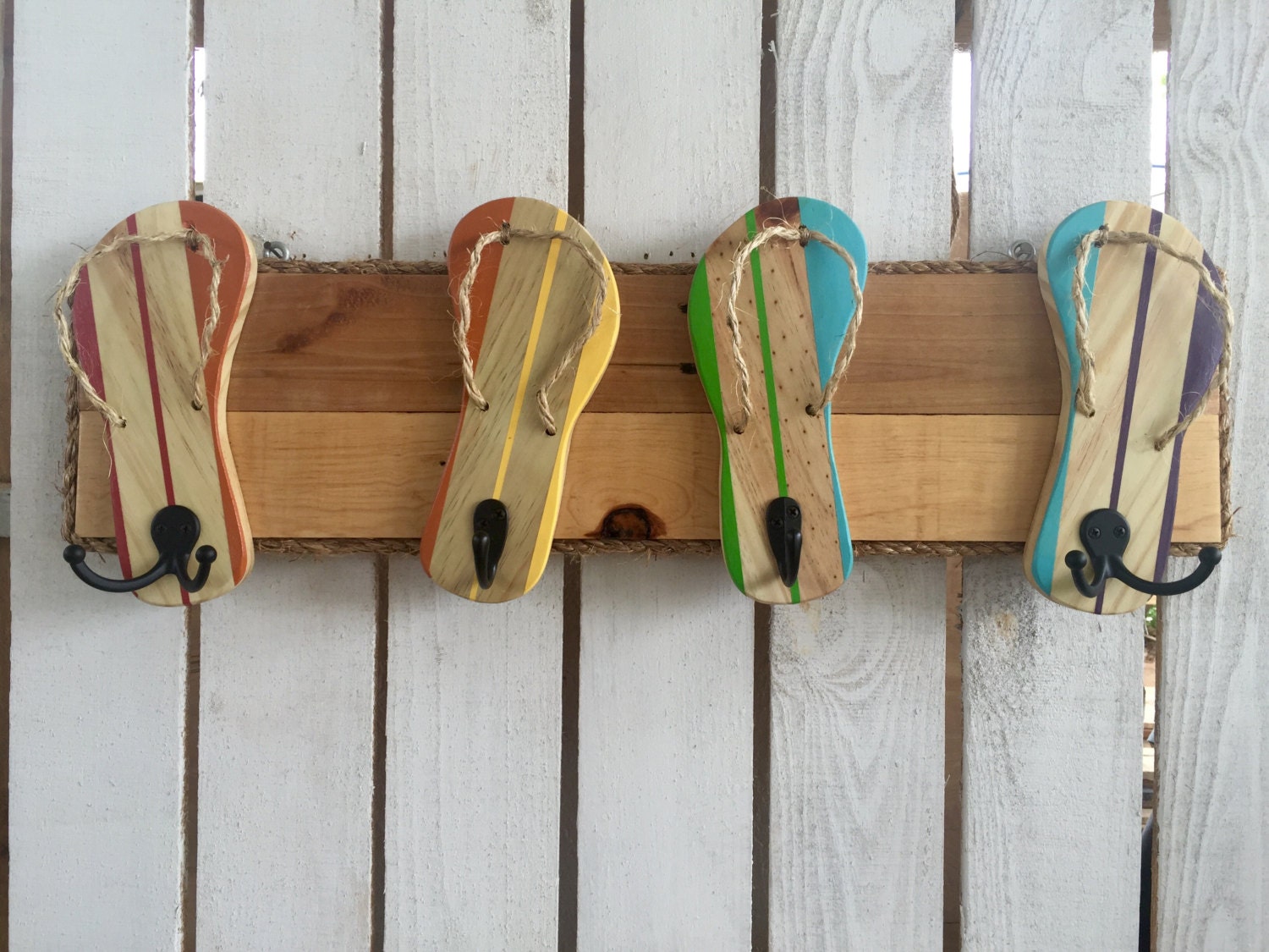 Flip Flop Towel Holder Outdoor towel hooks Bathroom towel