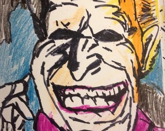 Bram Stoker's Dracula in Crayon and Marker