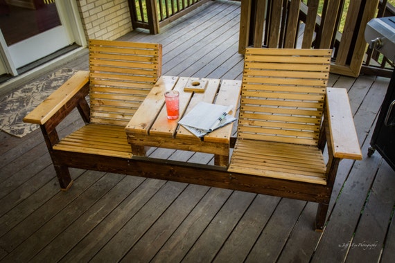 Items similar to Double Adirondack Chair - Custom 