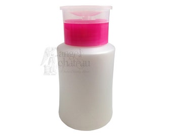 Nail Polish Remover Empty Bottle Pump Dispenser Container 5oz/150ml