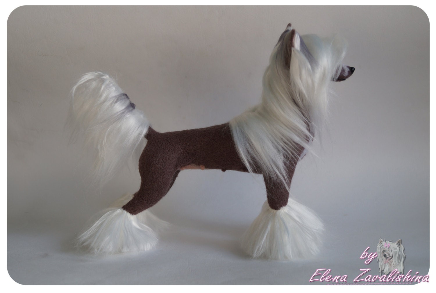 stuffed chinese crested