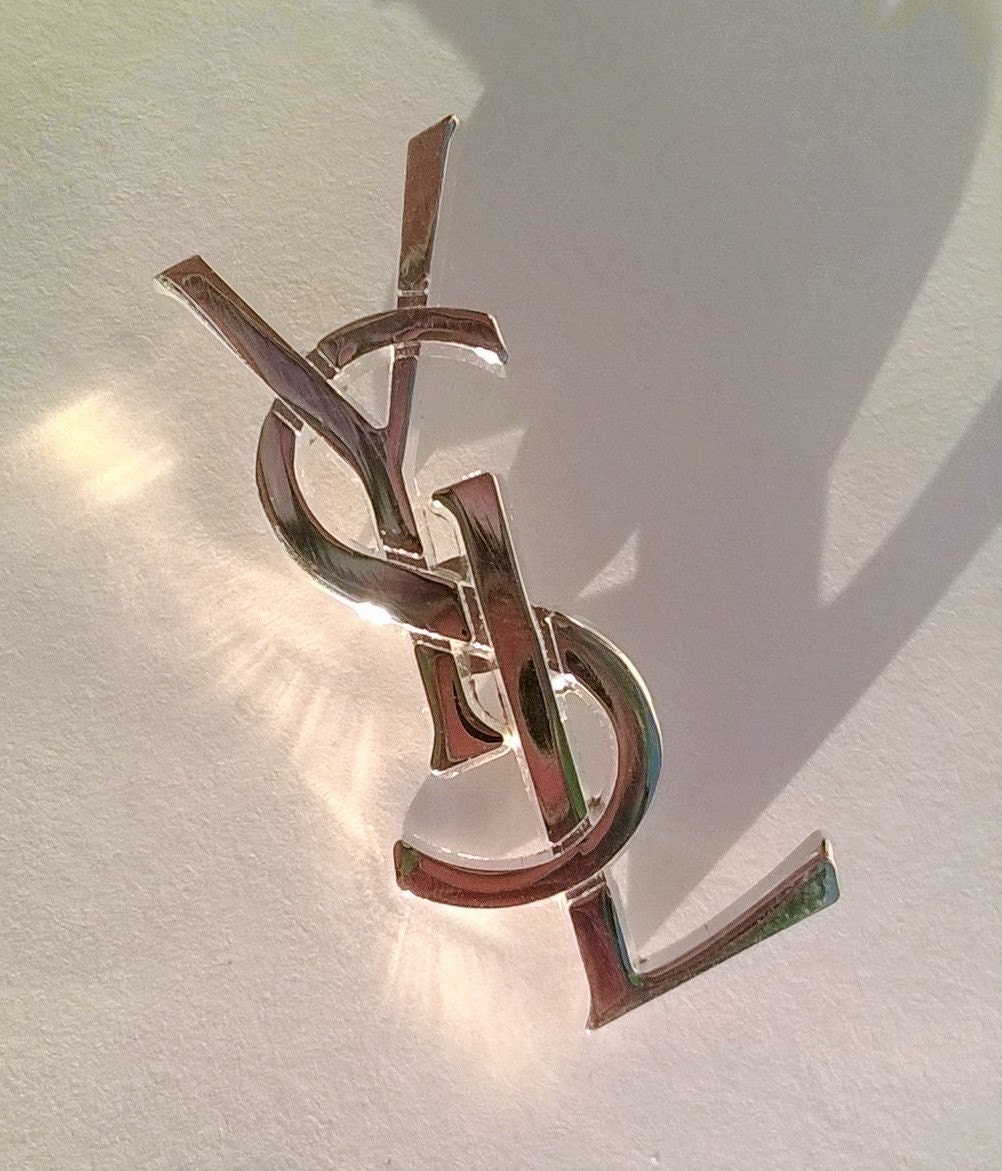 Authentic and Vintage pin/Brooch YSL Yves Saint by ZeBoutic