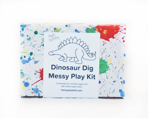 dinosaur messy play