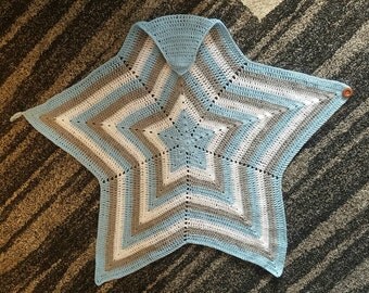 Custom Crochet blanket, Baby Wearing Crochet Blanket, Crochet Star,Baby Wearing Blanket, baby blanket, baby wear accessories, wool blanket