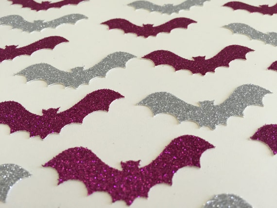 Bat Glitter Confetti Choose Two Colors