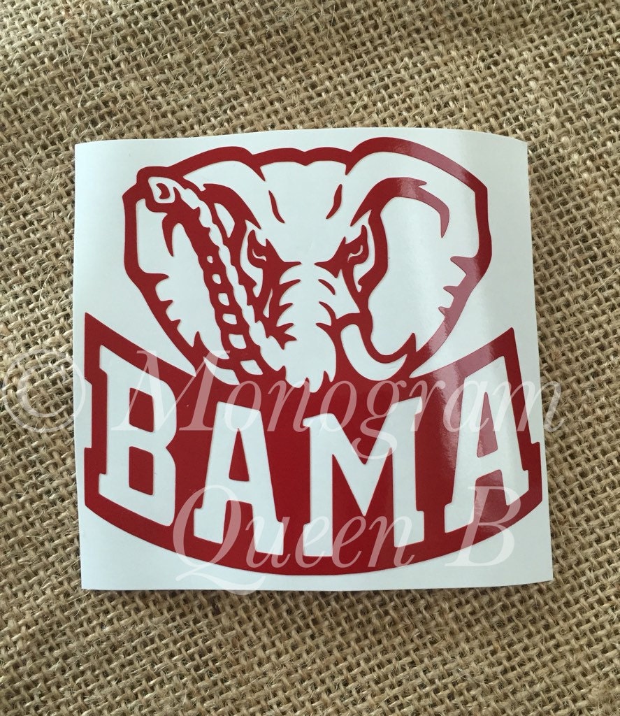 Bama Inspired Decal Bama Decal Yeti Decal Team Decal Car