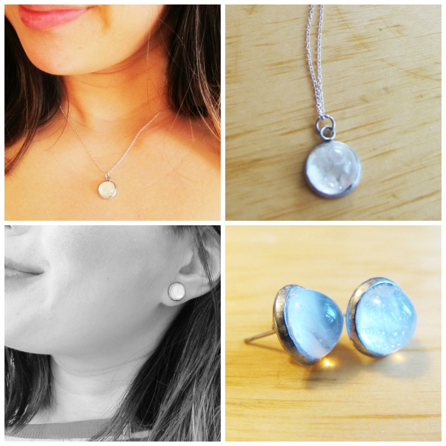 Breast Milk Jewelry Keepsake Pendant Bubble Necklace Sterling