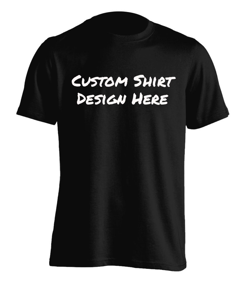 custom t shirt with picture and text