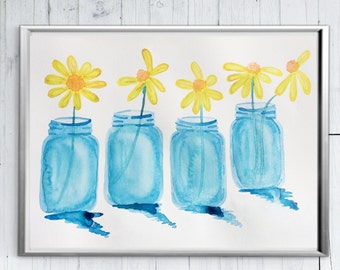 Mason Jar Wall Art mason jar wall decor | etsy Mason Jar Wall Art mason jar wall decor | etsy