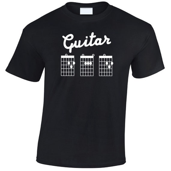 Guitar D A D T-Shirt. Cool Guitarist Chord Tab inspired