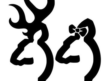 Browning Buck & Doe .SVG.EPS.DXF