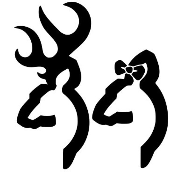 Browning Buck & Doe .SVG.EPS.DXF