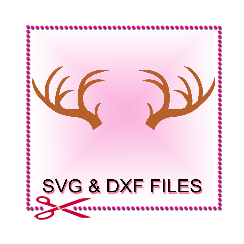 Download Deer Antler SVG Files for Cutting Hunting Cricut Head Designs