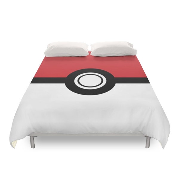 Pokemon Duvet Cover Geek Bedroom Children Duvets Poke Ball