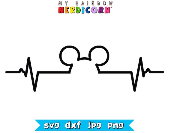 Disney Heartbeat stencil Disney clipart file by ...