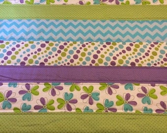 Bright and Cheerful Baby Quilt~SALE!!