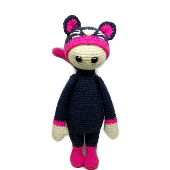 Handmade Crochet Toy Lalylala Cat Amigurumi Doll ?? delorukami