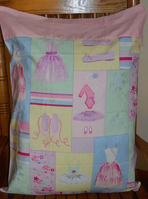 Items similar to Ballerina Pillowcase, Dance Theme Bedding ...