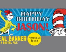 Unique dr seuss banner related items | Etsy