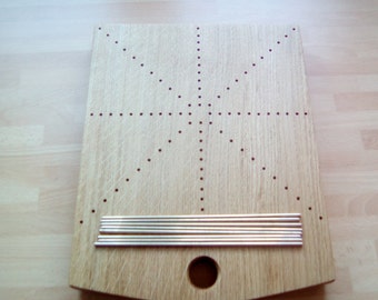 Crochet blocking board handmade in Oak