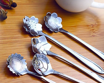 Bouquet of Flower Tea Spoons
