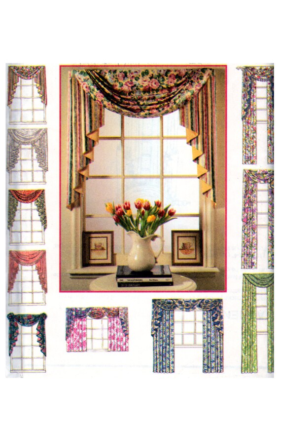 90's Simplicity 9105 Design Your Own Window Treatments