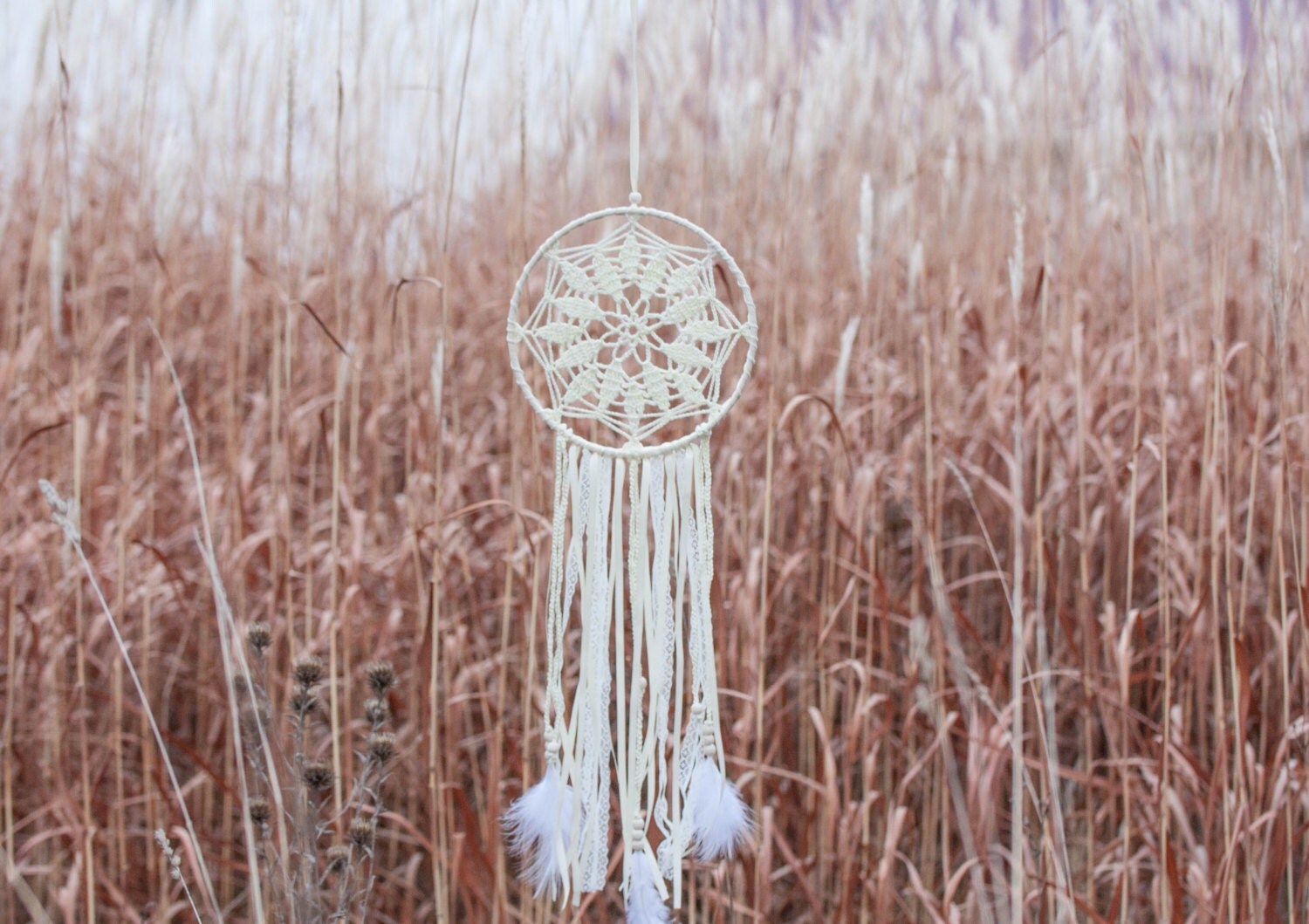 Modern Lace Dreamcatcher for Small Space