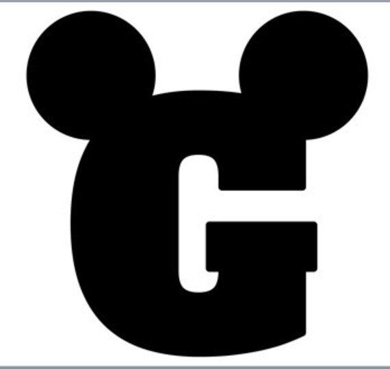 Disney Mickey Letter G