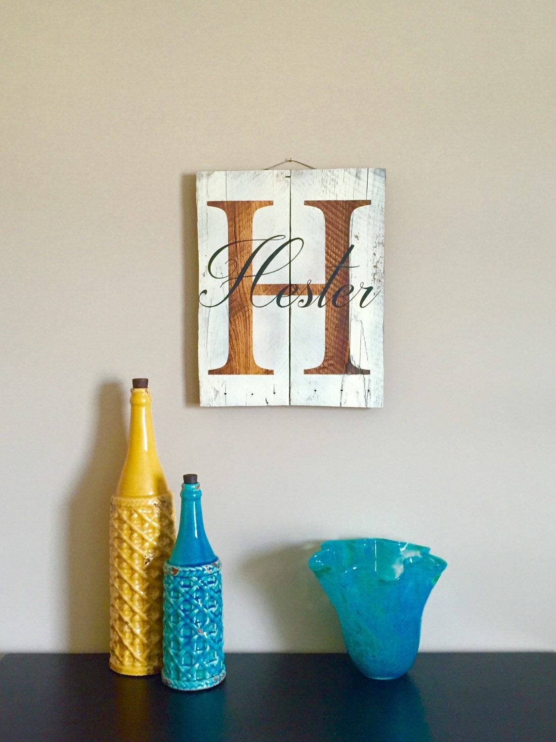 Personalized Last Name Sign // Reclaimed Wood Wall Art