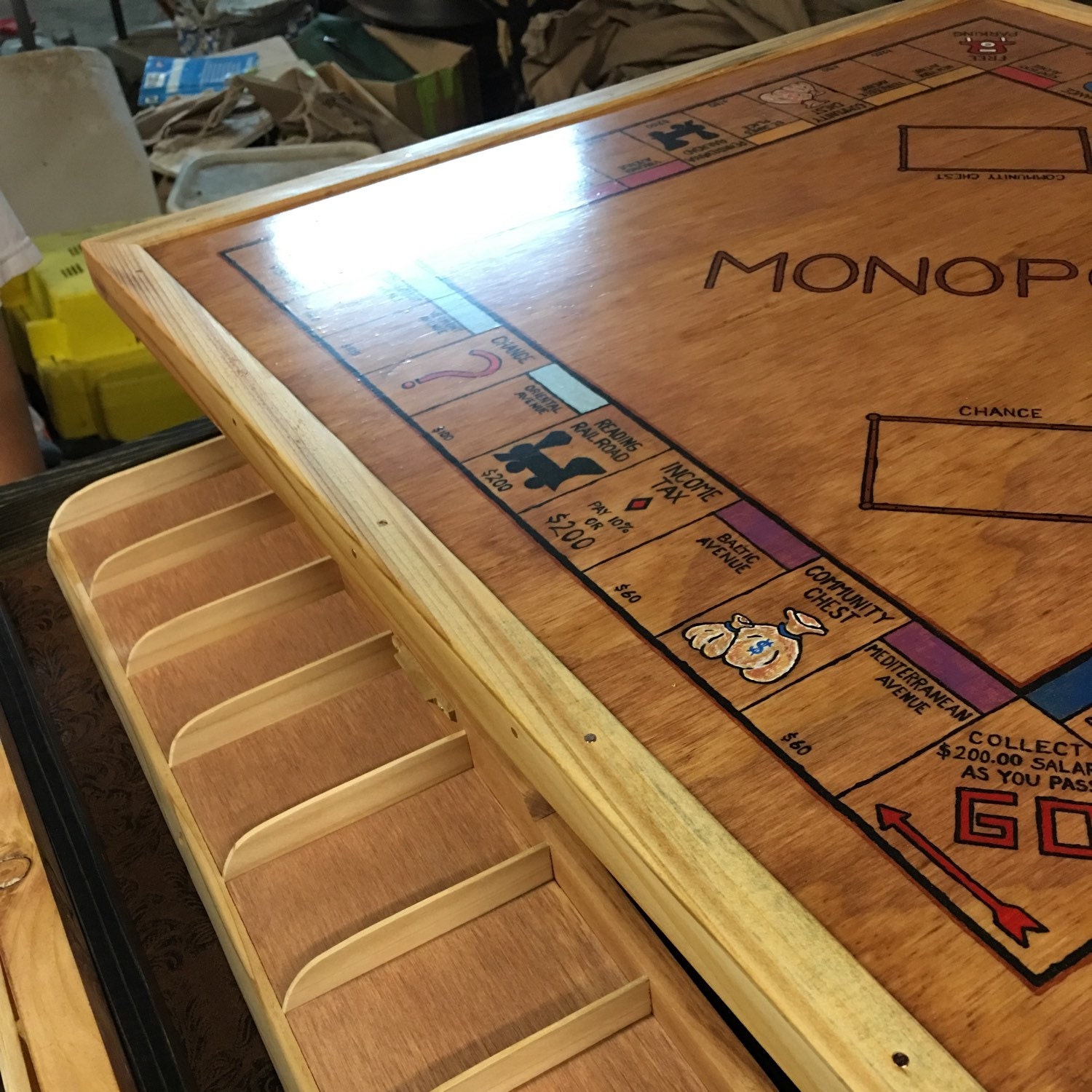 original monopoly board table cloth