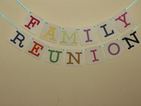  Family  Reunion  Banner  Reunion  Decoration by TDepartmentStore