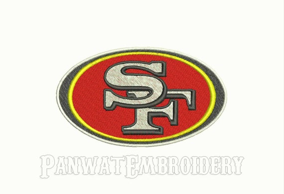 5 Size San Francisco 49ers Logo Embroidery by PanwatEmbroidery