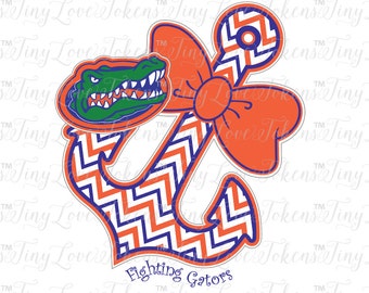 Gator Bow and Anchor Design for Silhouette and other cutting machines (.svg/.dxf/.eps/.pdf)