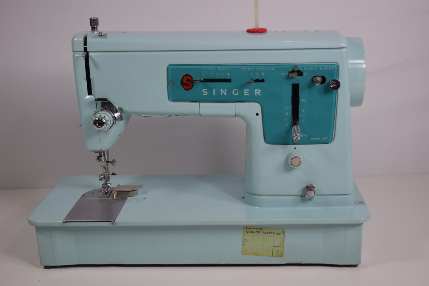 Vintage Sewing Machine Singer Model 347 by ChickadeeQuiltingCo