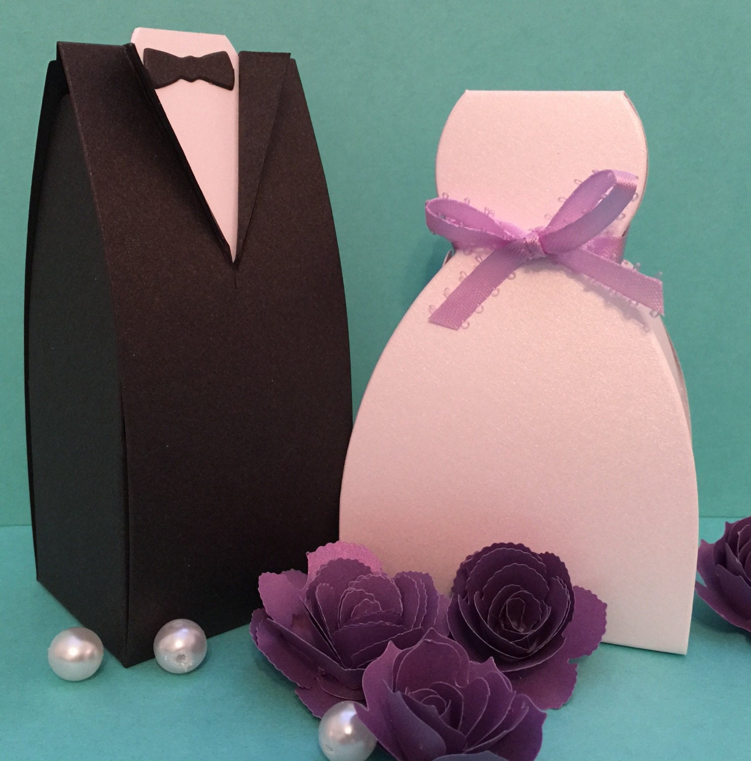 tuxedo y celebrations Party Wedding Favors Box Bride Groom Favors 12 & Tuxedo