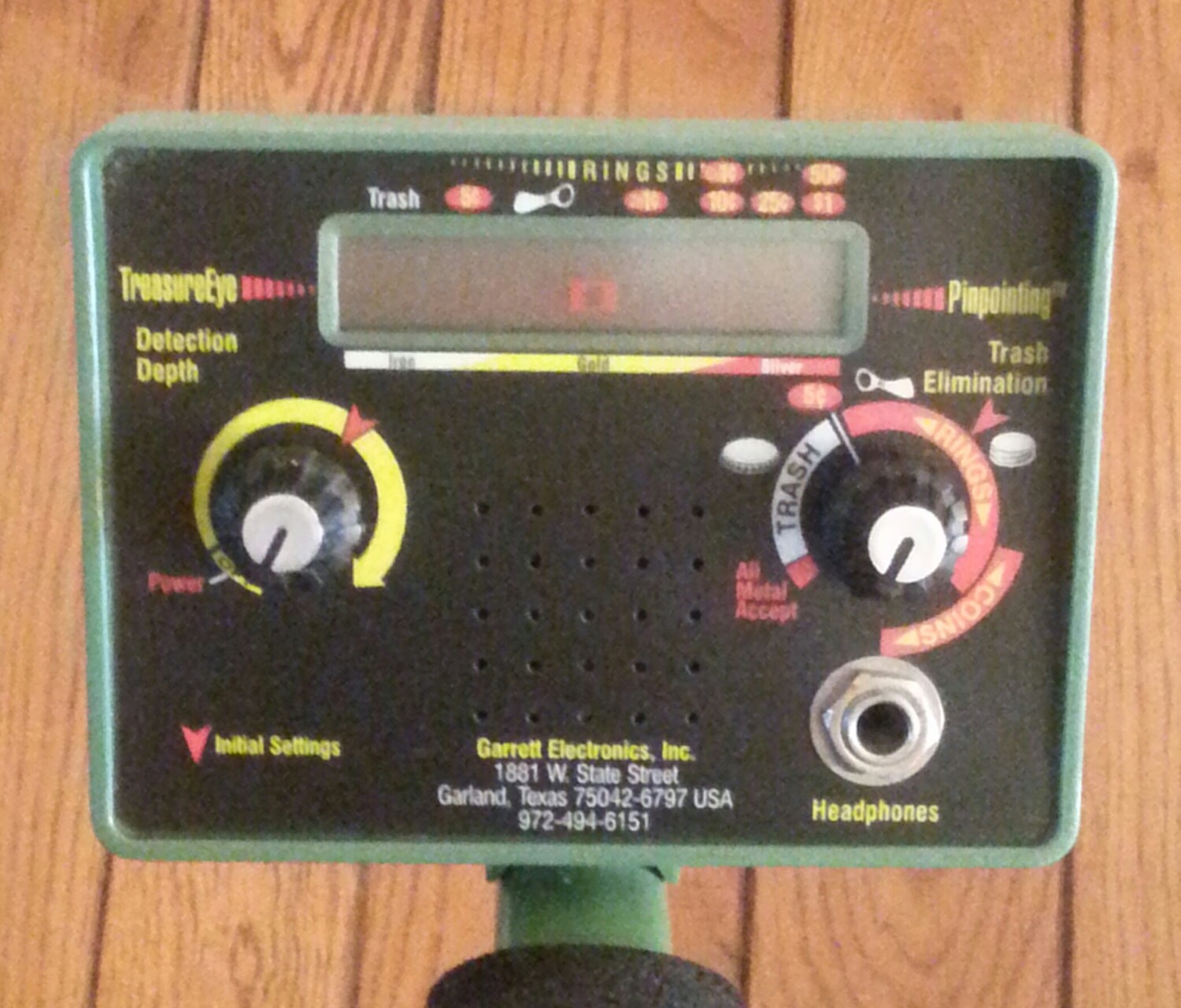 Metal Detector Garrett Crossfire Treasure Ace 300 Vintage