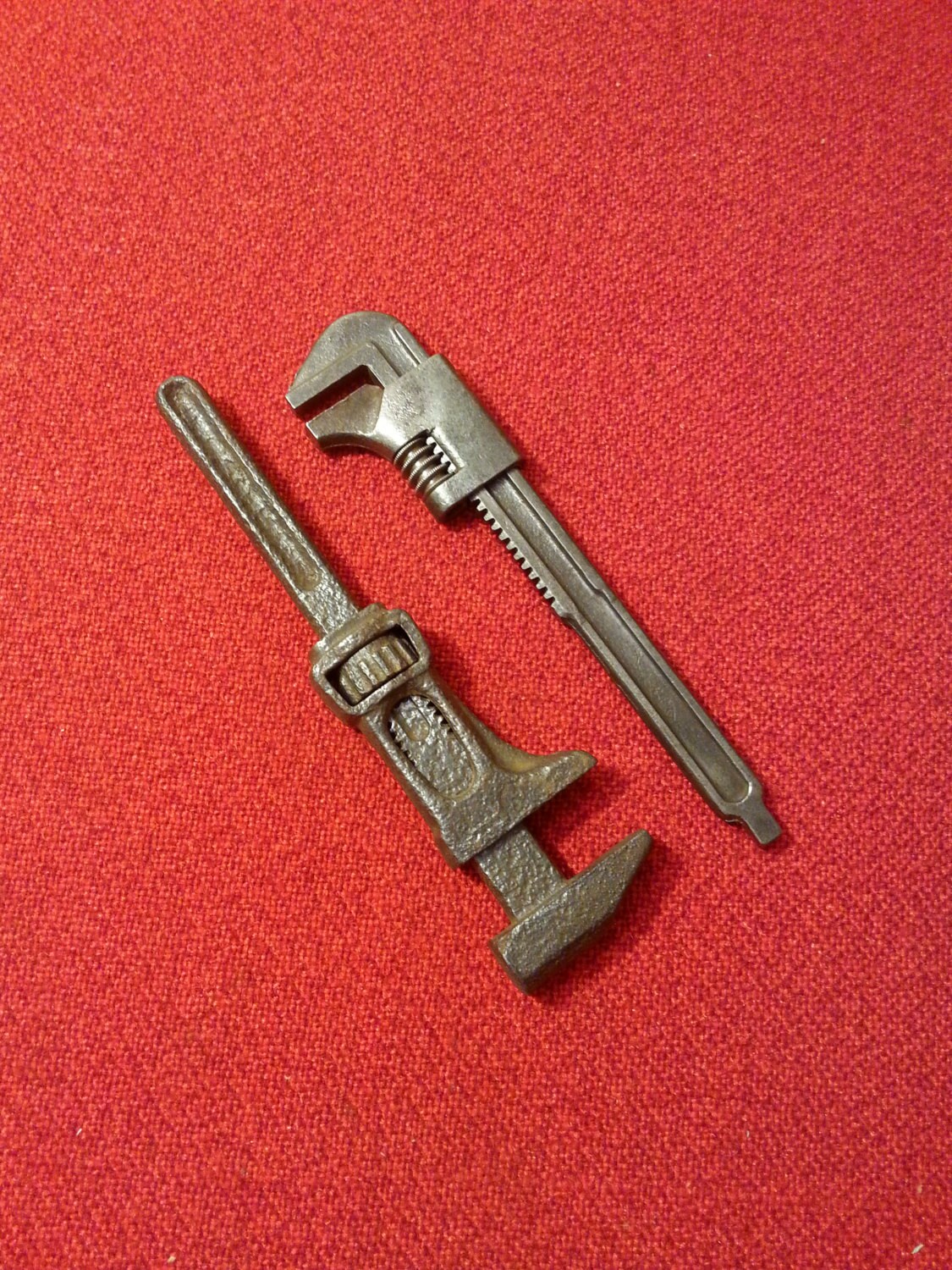 Antique Monkey Wrench Adjustable Wrench Moore Drop Forging CO 