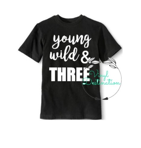 young wild and three unicorn shirt