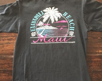 Items similar to Maui and Sons Tee | 1980 1990 Summer Hawaii Double ...