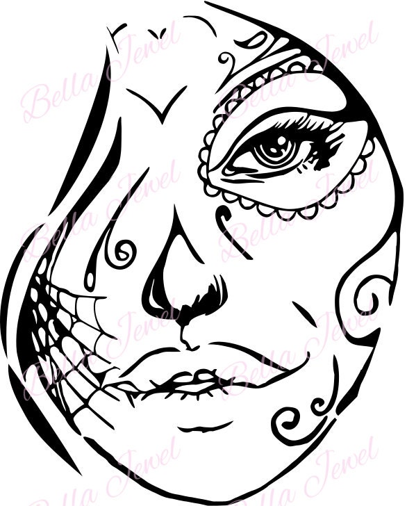 Download Face svg Tattoo design Tattoo face svg svg file svg woman